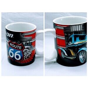 Snap On Tools Coffee Cup / Mug 16 oz Route 66 Hotrod Mug by Choko